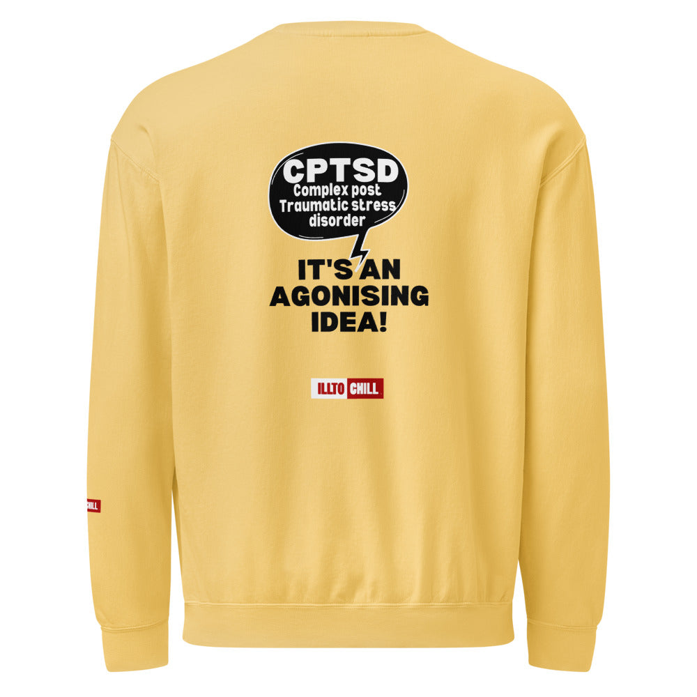 c-ptsd-unisex-garment-dyed-fleece-crewneck-sweatshirt