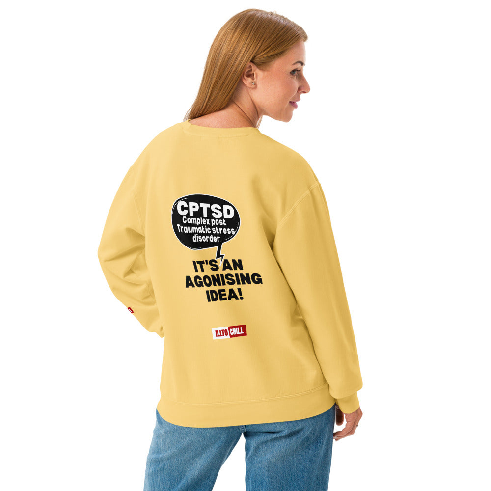 c-ptsd-unisex-garment-dyed-fleece-crewneck-sweatshirt