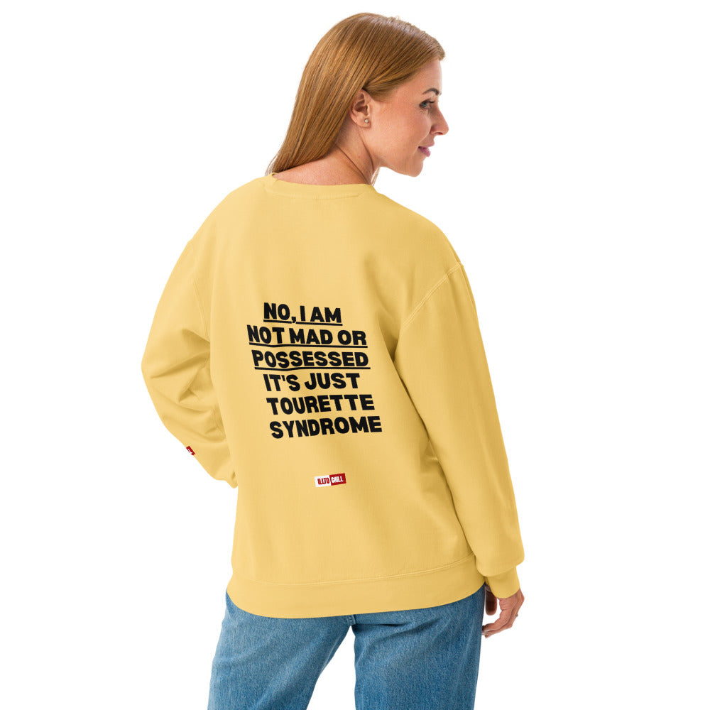 tourette-unisex-garment-dyed-fleece-crewneck-sweatshirt