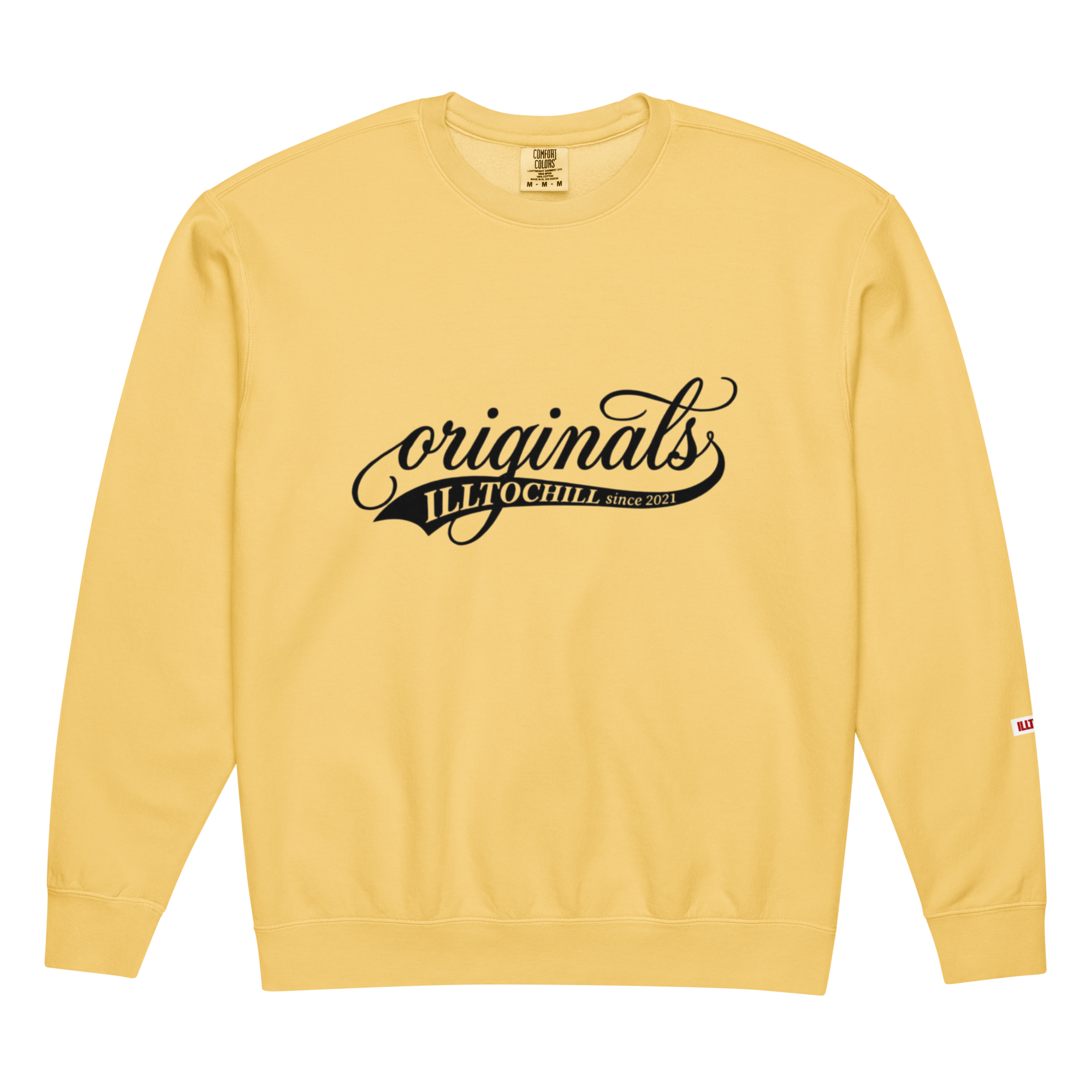 OCD Layered and Unashamed: Unisex Garment Dyed Fleece Crewneck Sweatshirt for the OCD Community | ILLTOCHILL