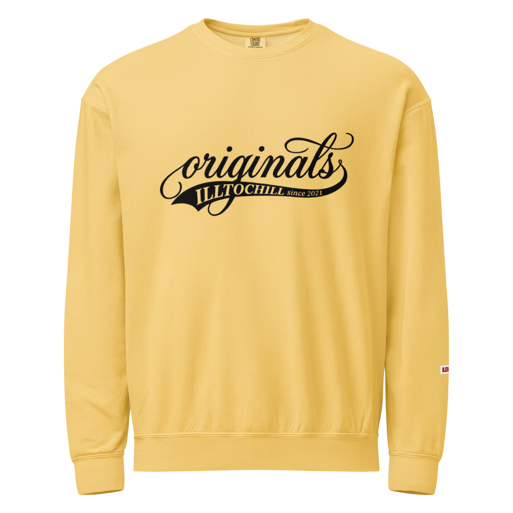 OCD Layered and Unashamed: Unisex Garment Dyed Fleece Crewneck Sweatshirt for the OCD Community | ILLTOCHILL