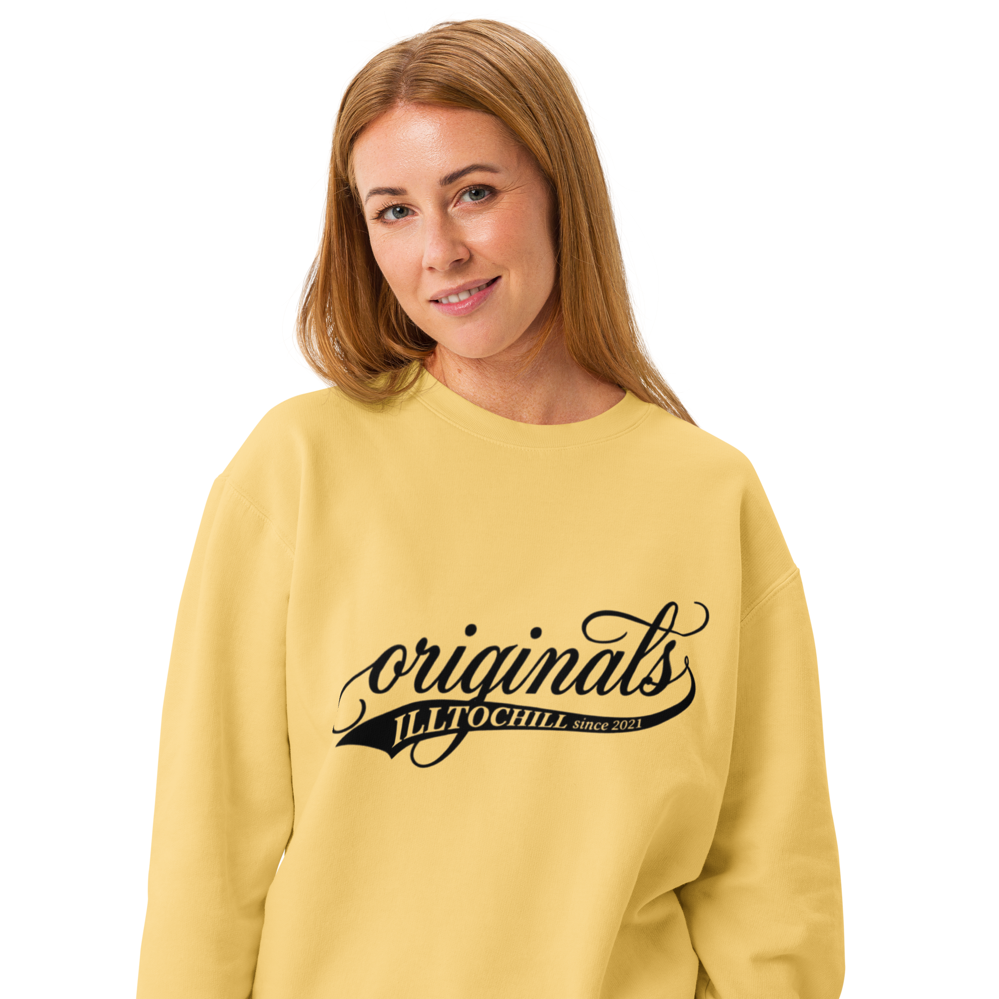 OCD Layered and Unashamed: Unisex Garment Dyed Fleece Crewneck Sweatshirt for the OCD Community | ILLTOCHILL