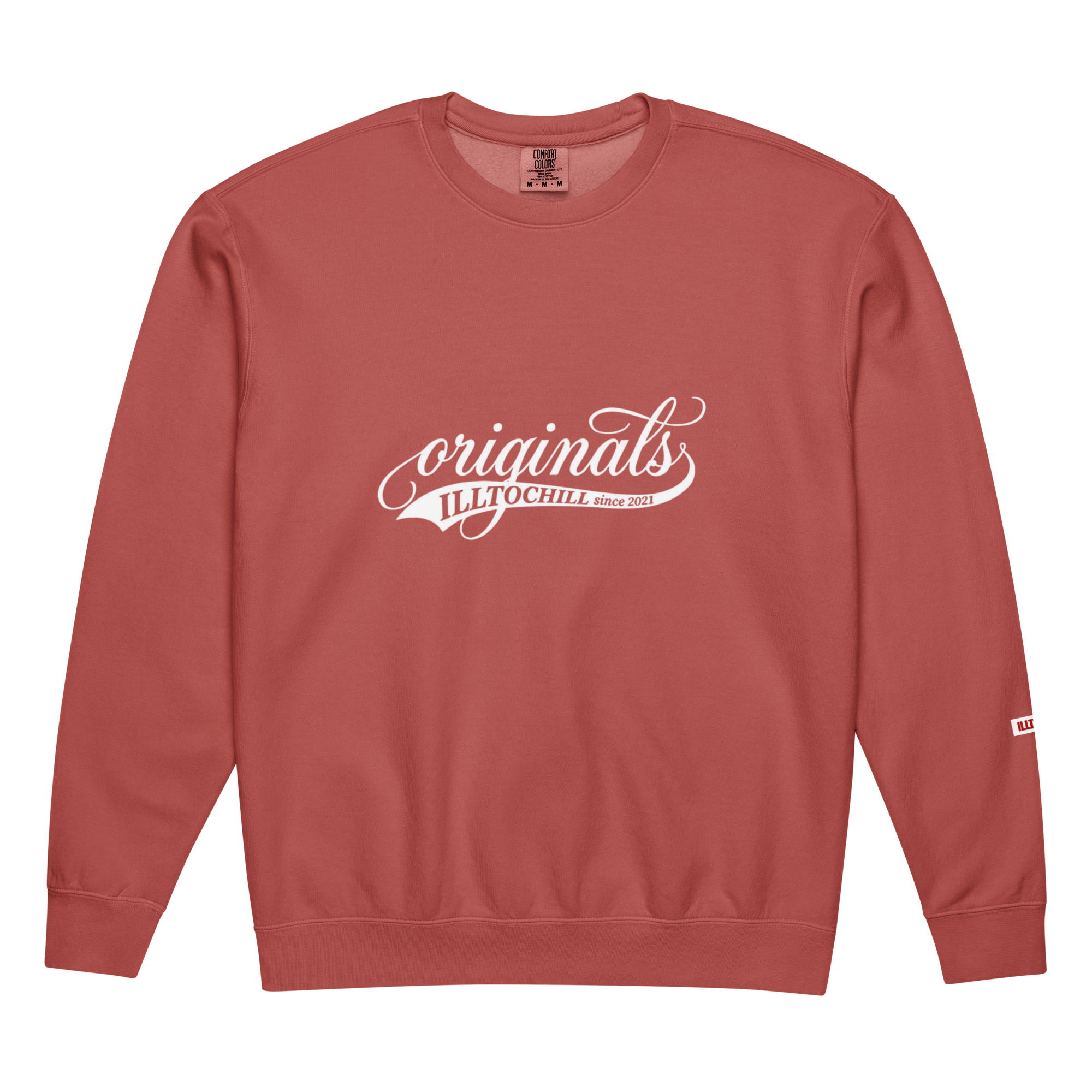 OCD Not Broken: Unisex Garment Dyed Fleece Crewneck Sweatshirt for Every Intrusive Thinker | ILLTOCHILL