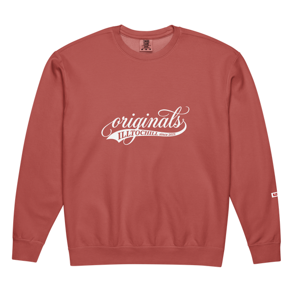 OCD Unisex garment-dyed fleece crewneck sweatshirt