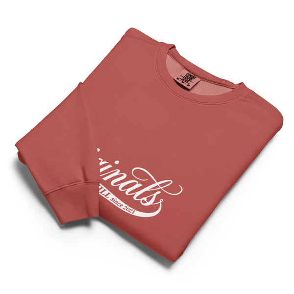 OCD Unisex garment-dyed fleece crewneck sweatshirt