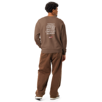 OCD Not Broken: Unisex Garment Dyed Fleece Crewneck Sweatshirt for Every Intrusive Thinker | ILLTOCHILL