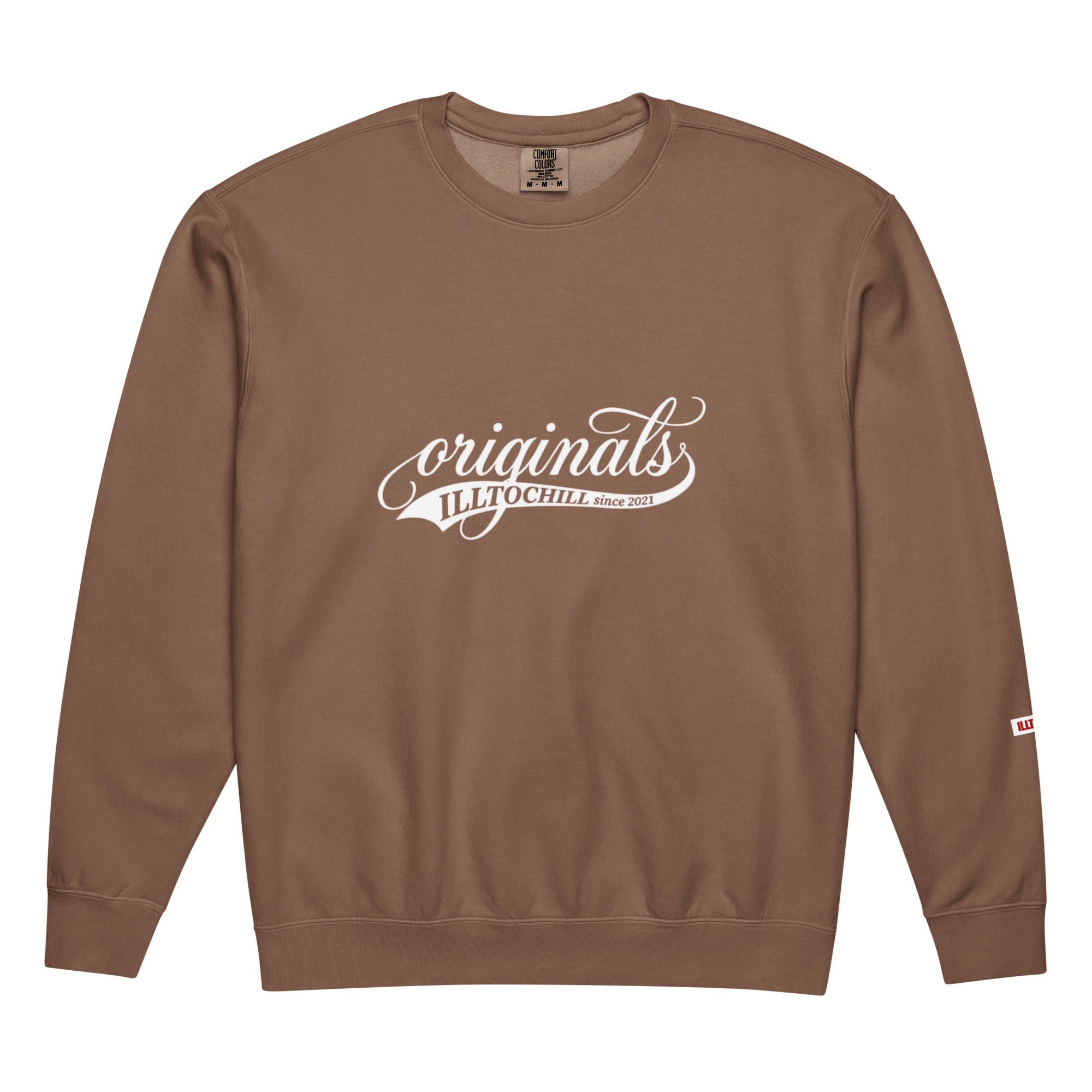 OCD Not Broken: Unisex Garment Dyed Fleece Crewneck Sweatshirt for Every Intrusive Thinker | ILLTOCHILL