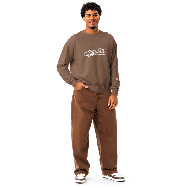 OCD Unisex garment-dyed fleece crewneck sweatshirt