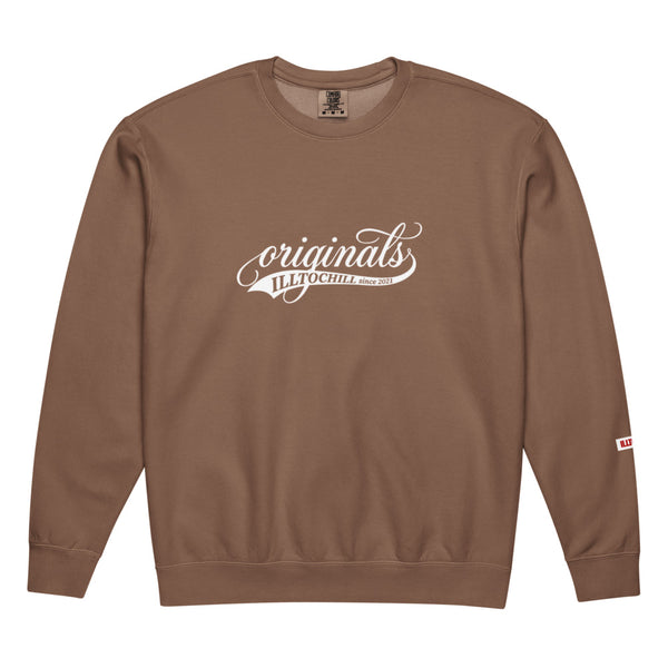 hard-of-hearing-support-unisex-garment-dyed-fleece-crewneck-sweatshirt