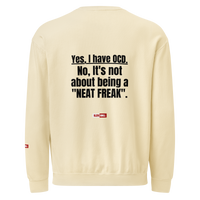 OCD Layered and Unashamed: Unisex Garment Dyed Fleece Crewneck Sweatshirt for the OCD Community | ILLTOCHILL