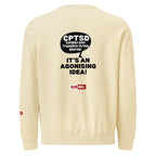 c-ptsd-unisex-garment-dyed-fleece-crewneck-sweatshirt