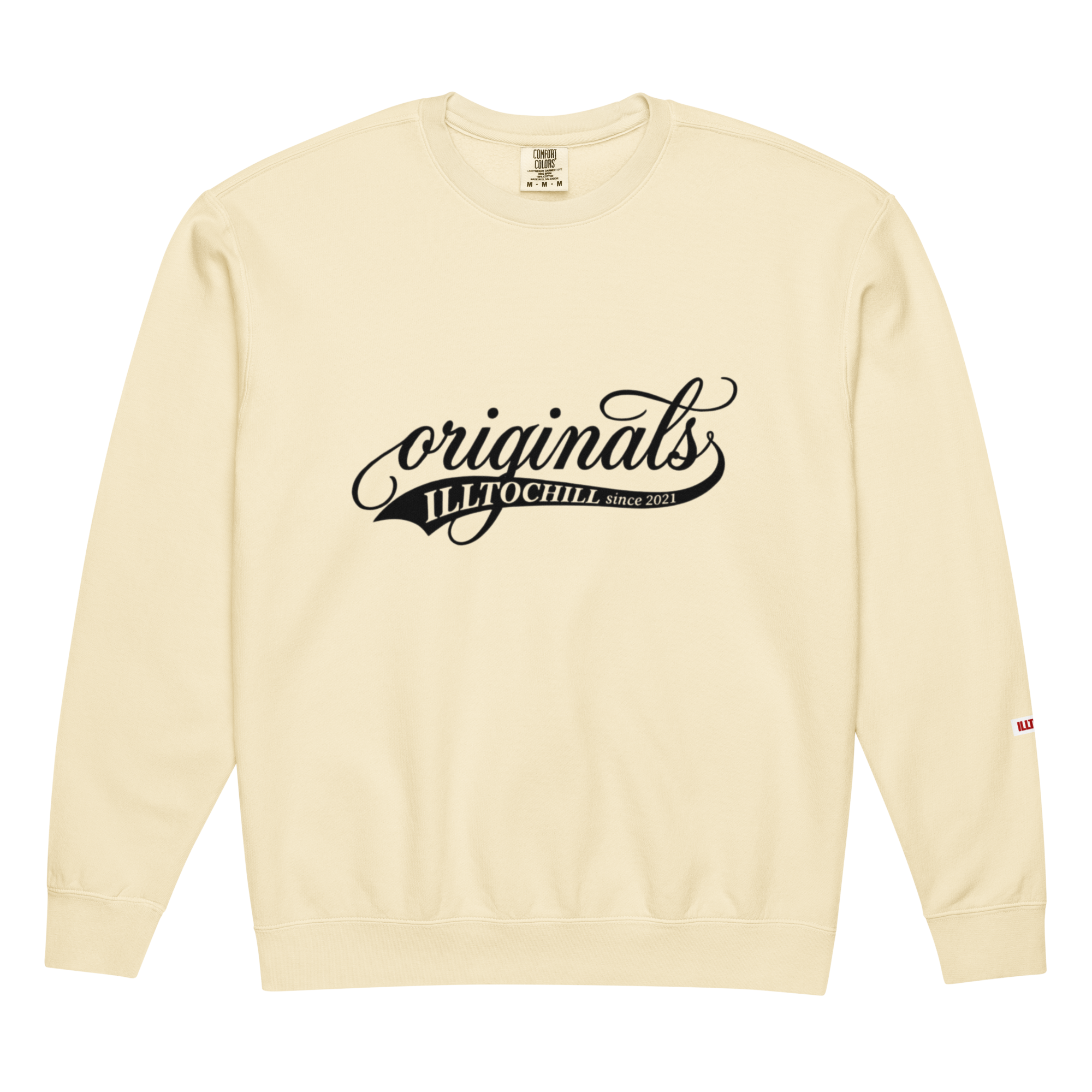 OCD Layered and Unashamed: Unisex Garment Dyed Fleece Crewneck Sweatshirt for the OCD Community | ILLTOCHILL
