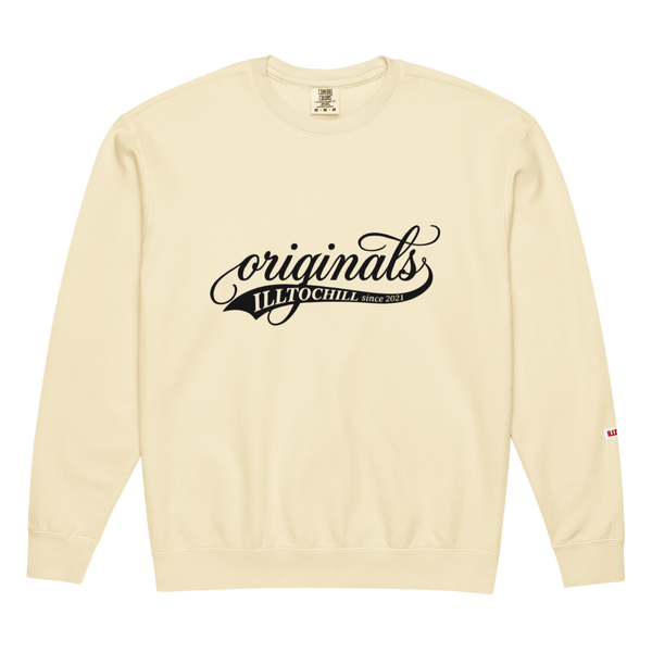 OCD Unisex garment-dyed fleece crewneck sweatshirt