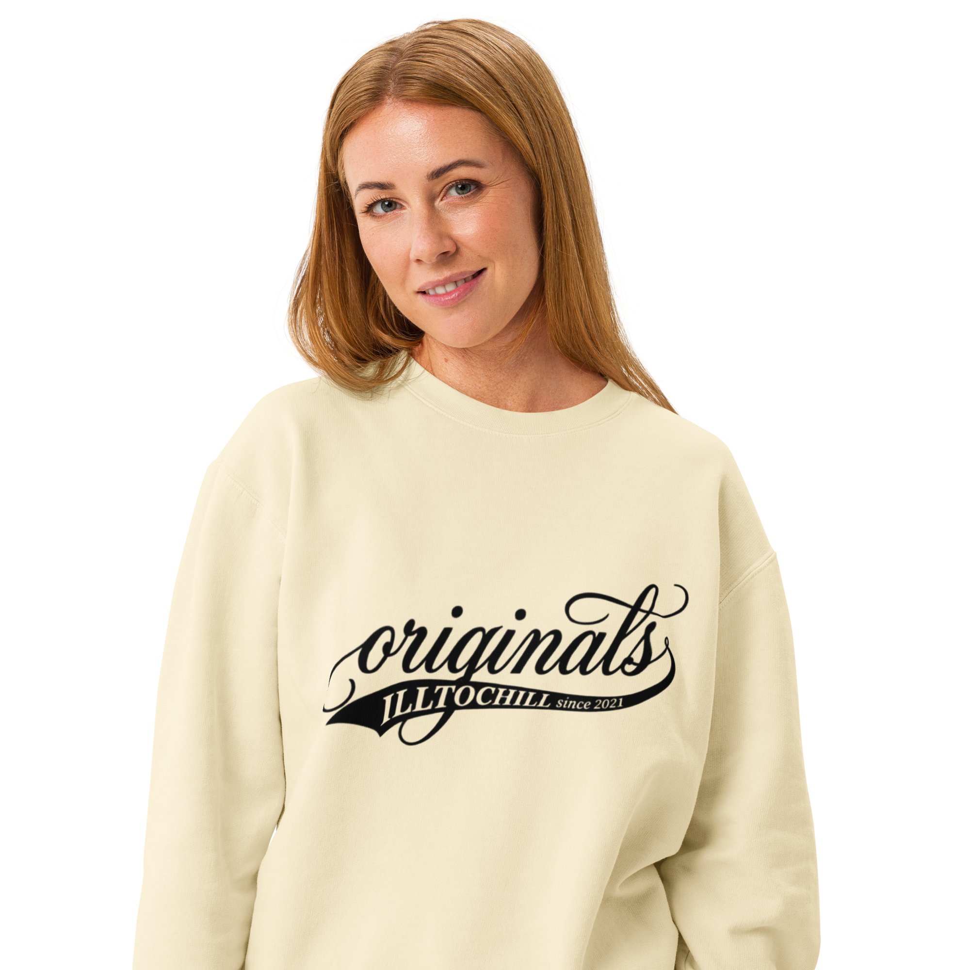 OCD Layered and Unashamed: Unisex Garment Dyed Fleece Crewneck Sweatshirt for the OCD Community | ILLTOCHILL