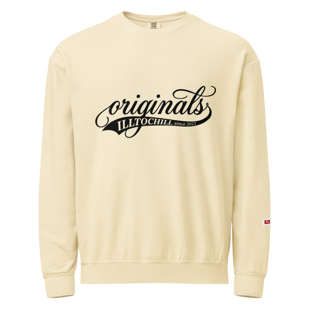anxiety-unisex-garment-dyed-fleece-crewneck-sweatshirt