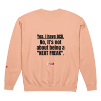 OCD Layered and Unashamed: Unisex Garment Dyed Fleece Crewneck Sweatshirt for the OCD Community | ILLTOCHILL