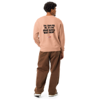 OCD Layered and Unashamed: Unisex Garment Dyed Fleece Crewneck Sweatshirt for the OCD Community | ILLTOCHILL