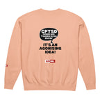 c-ptsd-unisex-garment-dyed-fleece-crewneck-sweatshirt
