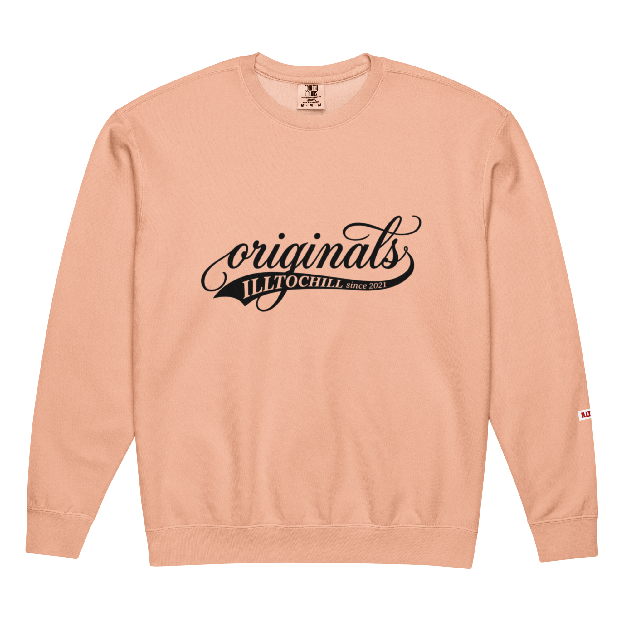 OCD Layered and Unashamed: Unisex Garment Dyed Fleece Crewneck Sweatshirt for the OCD Community | ILLTOCHILL