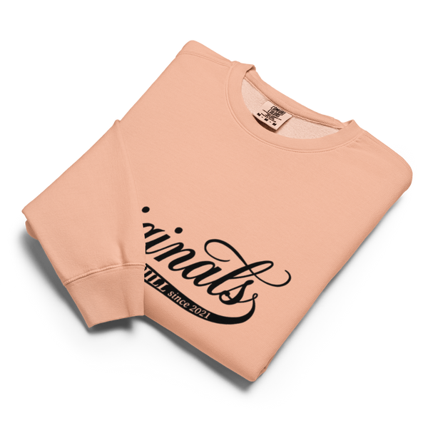 OCD Unisex garment-dyed fleece crewneck sweatshirt