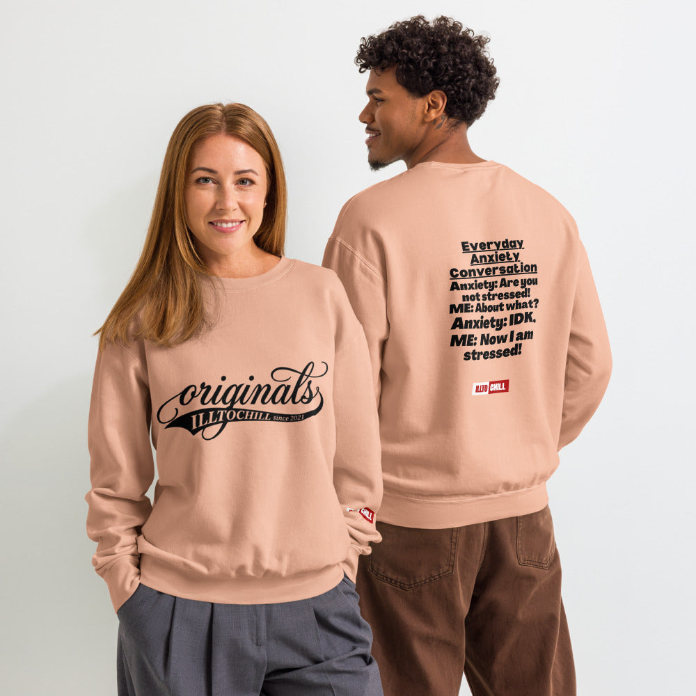 anxiety-unisex-garment-dyed-fleece-crewneck-sweatshirt