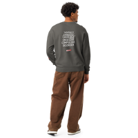 OCD Not Broken: Unisex Garment Dyed Fleece Crewneck Sweatshirt for Every Intrusive Thinker | ILLTOCHILL