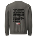 Autistic Community Unisex Garment Dyed Fleece Crewneck Sweatshirt | Wear Who You Are | ILLTOCHILL