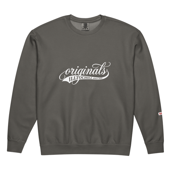 OCD Unisex garment-dyed fleece crewneck sweatshirt