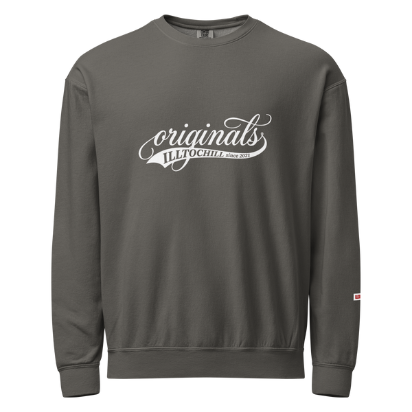 OCD Unisex garment-dyed fleece crewneck sweatshirt