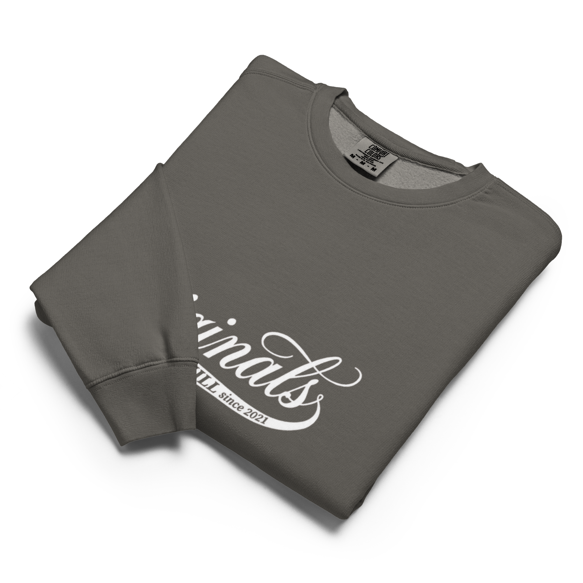 OCD Not Broken: Unisex Garment Dyed Fleece Crewneck Sweatshirt for Every Intrusive Thinker | ILLTOCHILL
