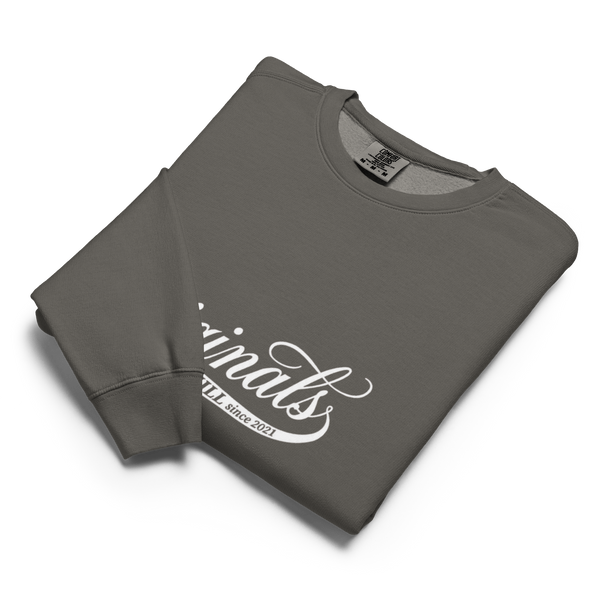 OCD Unisex garment-dyed fleece crewneck sweatshirt