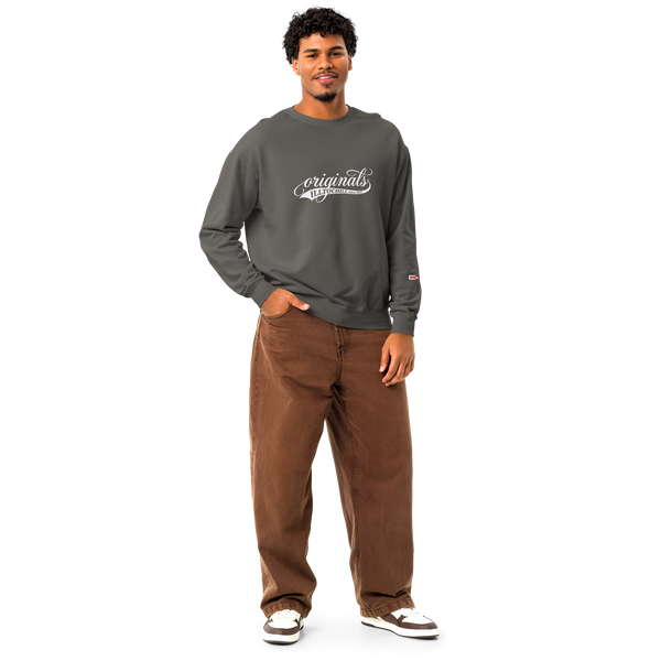 OCD Unisex garment-dyed fleece crewneck sweatshirt