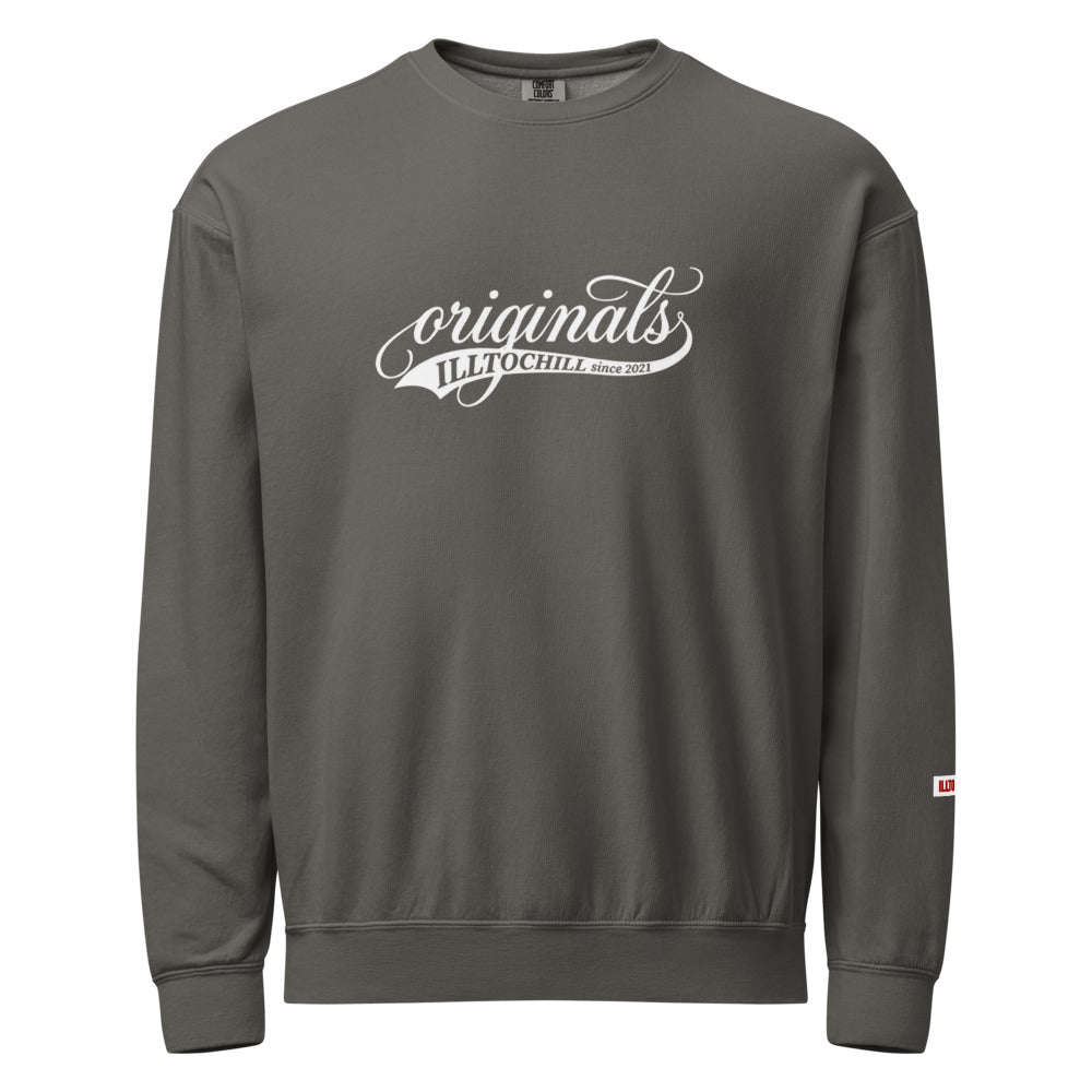 hard-of-hearing-support-unisex-garment-dyed-fleece-crewneck-sweatshirt