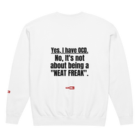 OCD Layered and Unashamed: Unisex Garment Dyed Fleece Crewneck Sweatshirt for the OCD Community | ILLTOCHILL