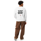 OCD Layered and Unashamed: Unisex Garment Dyed Fleece Crewneck Sweatshirt for the OCD Community | ILLTOCHILL