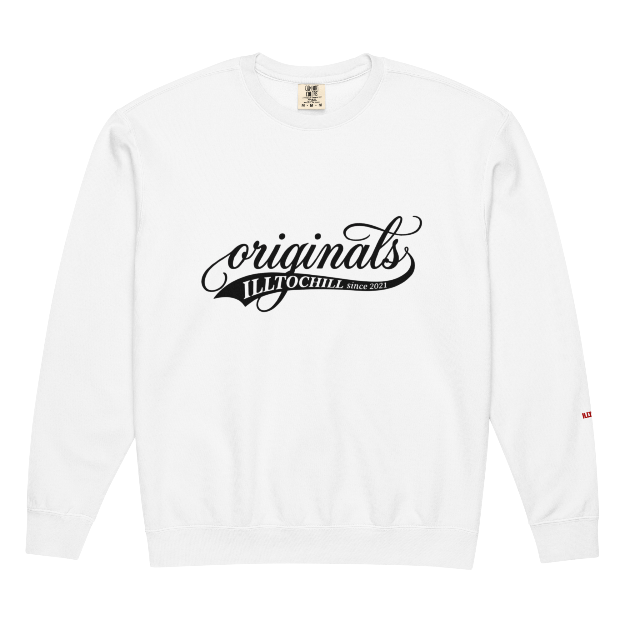 OCD Layered and Unashamed: Unisex Garment Dyed Fleece Crewneck Sweatshirt for the OCD Community | ILLTOCHILL