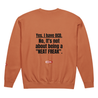 OCD Layered and Unashamed: Unisex Garment Dyed Fleece Crewneck Sweatshirt for the OCD Community | ILLTOCHILL