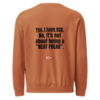 OCD Layered and Unashamed: Unisex Garment Dyed Fleece Crewneck Sweatshirt for the OCD Community | ILLTOCHILL