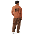 OCD Layered and Unashamed: Unisex Garment Dyed Fleece Crewneck Sweatshirt for the OCD Community | ILLTOCHILL