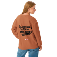 OCD Layered and Unashamed: Unisex Garment Dyed Fleece Crewneck Sweatshirt for the OCD Community | ILLTOCHILL