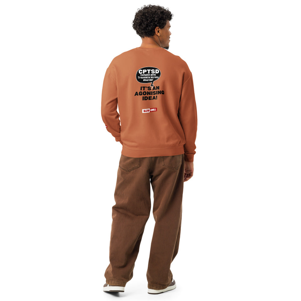 c-ptsd-unisex-garment-dyed-fleece-crewneck-sweatshirt