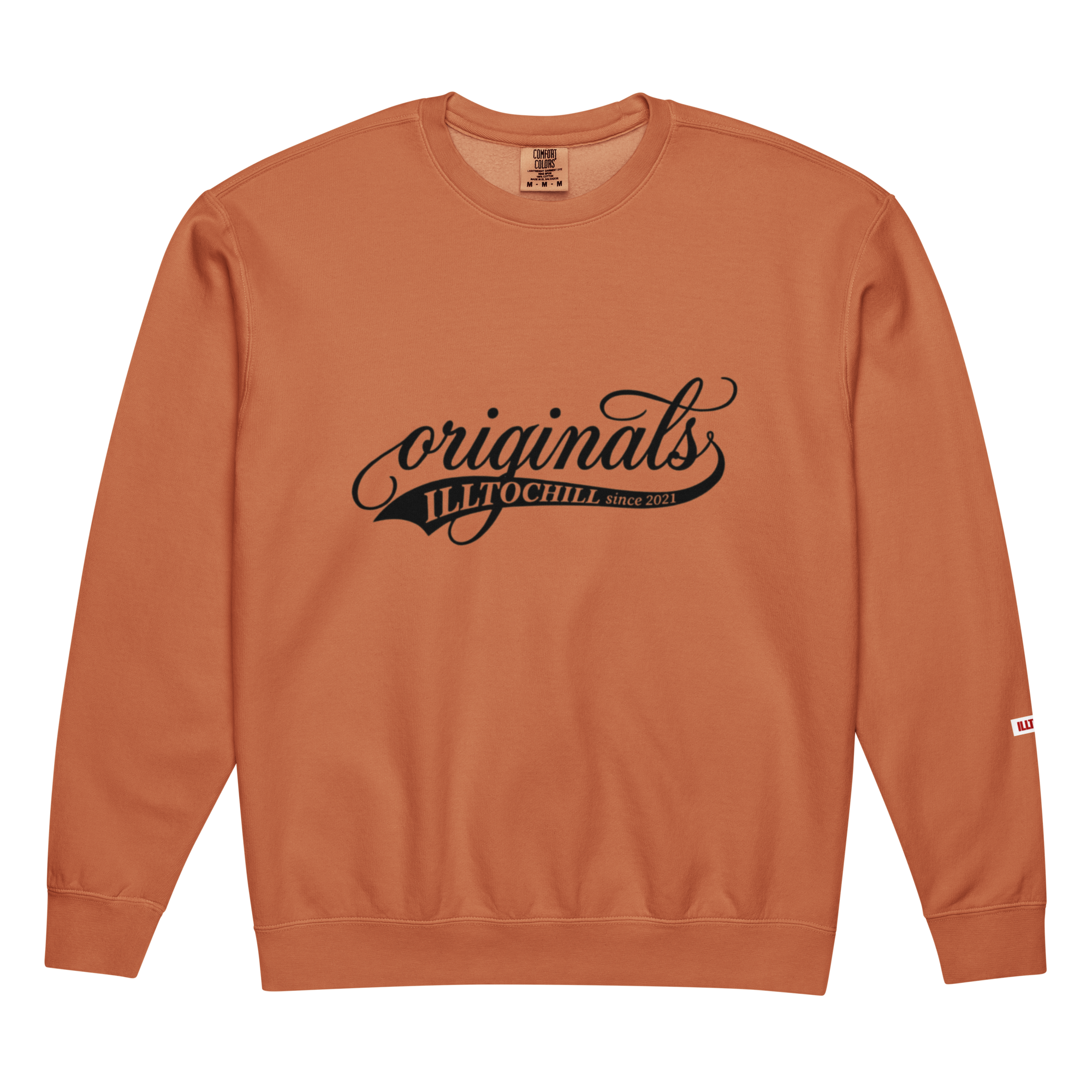 OCD Layered and Unashamed: Unisex Garment Dyed Fleece Crewneck Sweatshirt for the OCD Community | ILLTOCHILL