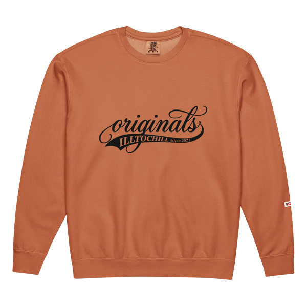 OCD Unisex garment-dyed fleece crewneck sweatshirt