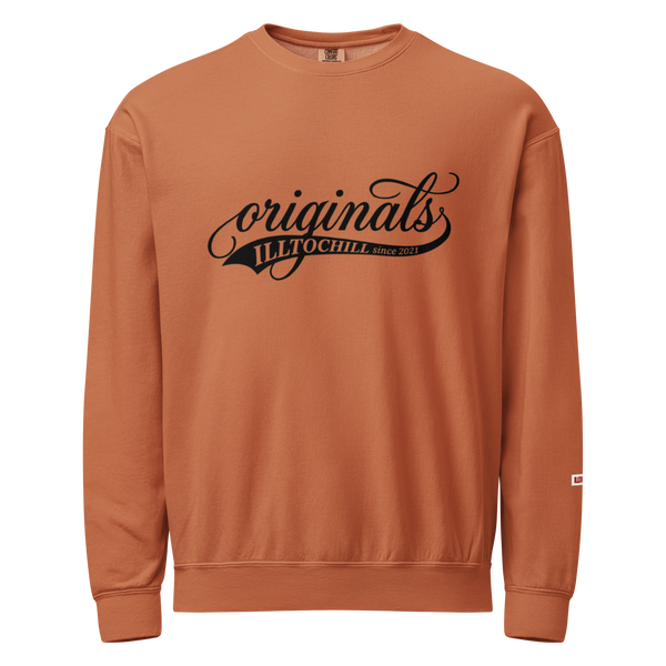 OCD Unisex garment-dyed fleece crewneck sweatshirt