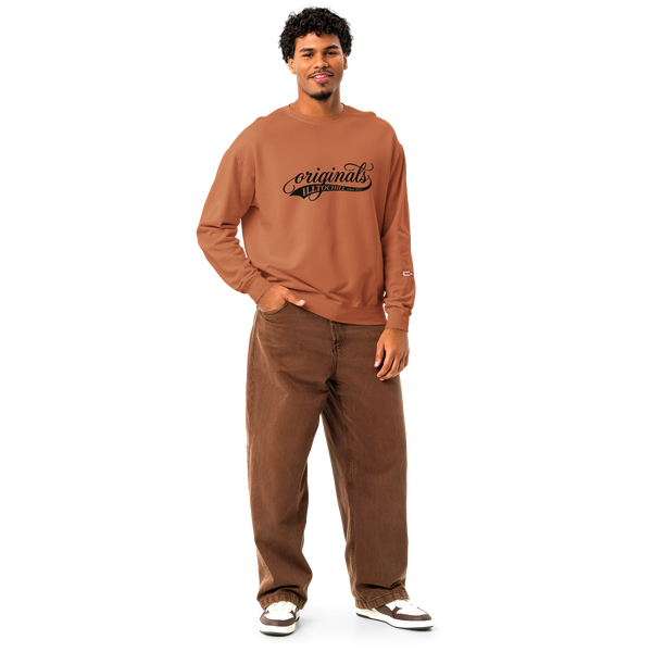 OCD Unisex garment-dyed fleece crewneck sweatshirt