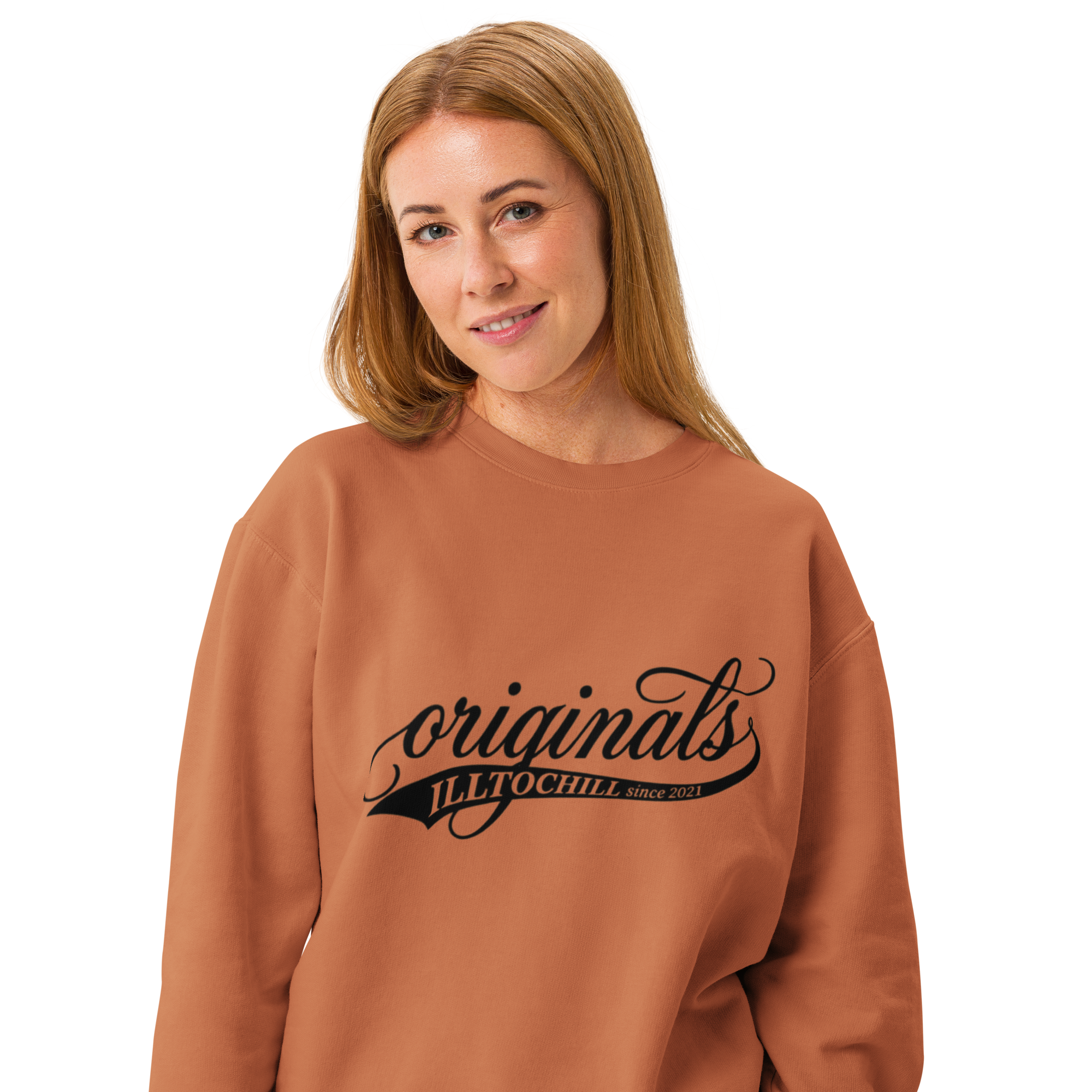 OCD Layered and Unashamed: Unisex Garment Dyed Fleece Crewneck Sweatshirt for the OCD Community | ILLTOCHILL