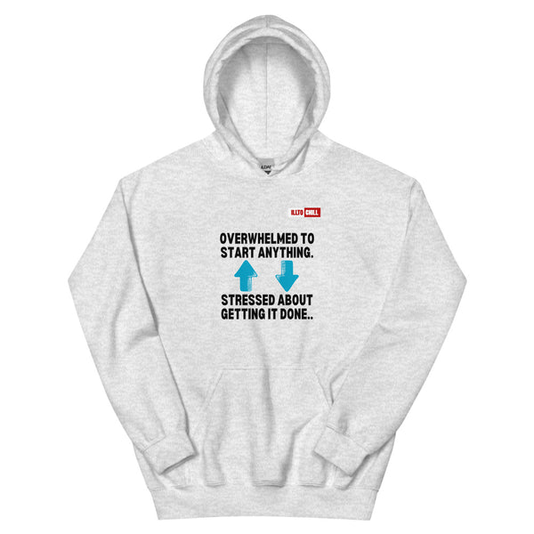 Ash Hoodie Front 1 - ILLTOCHILL Attention deficit hyperactivity disorder awareness 'ADHD funny loop' gift Unisex Hoodie