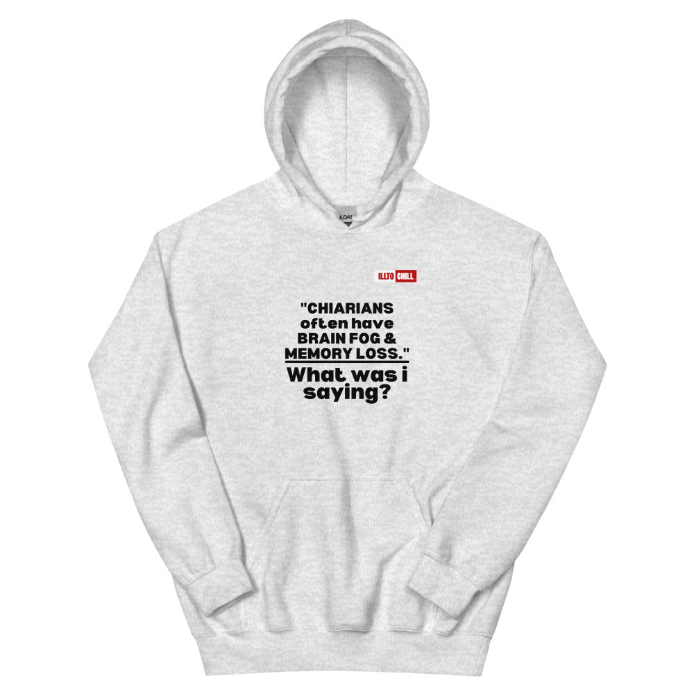 Ash Hoodie Front 1 - ILLTOCHILL CM Chiari Malformation Awareness, Chiarian funny Gift Unisex Hoodie.