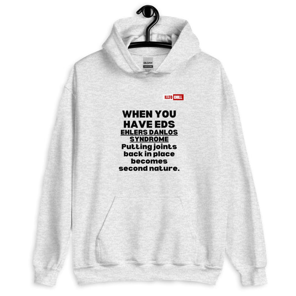 Ash Hoodie Front 2 - ILLTOCHILL Ehlers-Danlos syndrome awareness 'It isn't just pain' eds educational gift Unisex Hoodie.