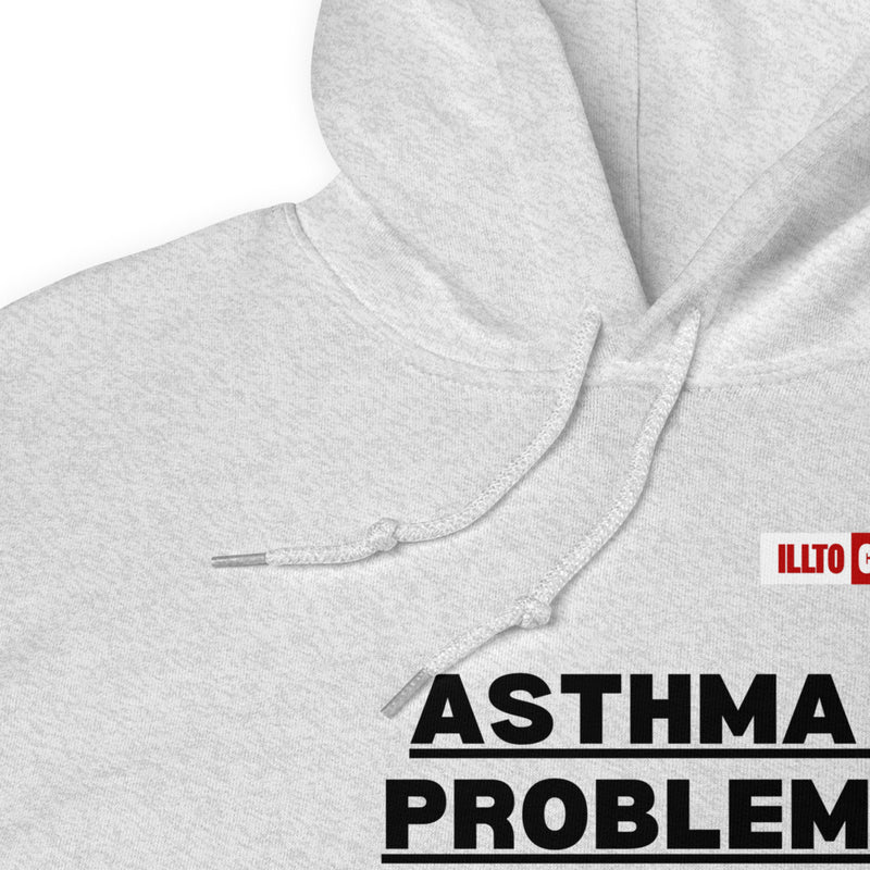 Ash Hoodie Detail 1 - ILLTOCHILL Asthma awareness' Asthma problem' funny gift Unisex Hoodie
